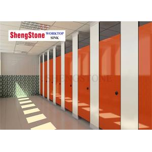 Airport Phenolic Toilet Partitions , Easy Clean Compact Laminate Toilet Partitions