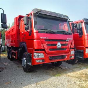 China Medium Size Used Tipper Trucks Steel Wheels  Used Howo Dump Truck supplier