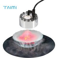 China Mist Maker Fogger with 12 leds Protalbe Mini Size Fog Atomizer Air Humidifier Ultrasonic Atomizing Transducer on sale