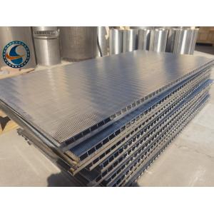Ss 316l 1.0mm Slot Wedge Wire Screen Panels Support Grid For Carbon Filters