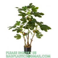 China Artificial Plant Ficus Carica Fruit Plant Bonsai Tree Faux Plant Indoor Home Decor Plant Potted Plant Home on sale