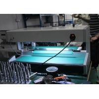 China Stainless Steel PCB Depaneling Equipment 400mm Cutting Length LED Light Equipped Blade Moving PCB Separator HS-203 on sale