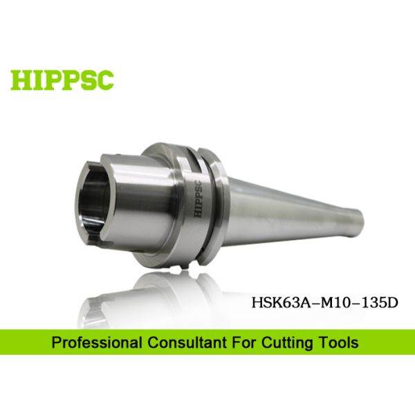 Ultra Long Heat Shrink Tool Holders HSK63A Threaded Arbor 135 Clamping Range