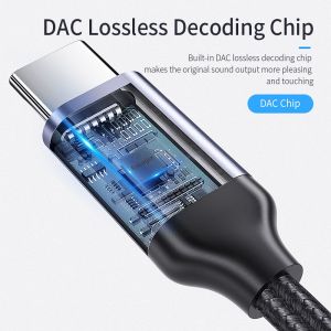China USB Type C - 3.5mmメスイヤホンデジタルオーディオジャックアダプター（Type-Cデバイス用） wholesale