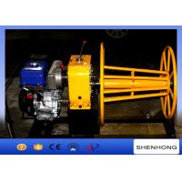 China 3 Ton Wire Rope Take Up Winch , Cable Reel Winch With YAMAHA Gas Engine on sale