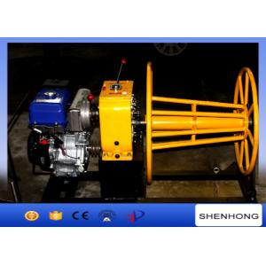 China 3 Ton Wire Rope Take Up Winch , Cable Reel Winch With YAMAHA Gas Engine supplier