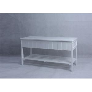 China Pine Wood 33cm Wide 46cm High Entryway Shoe Bench supplier