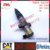 266-4446 Common Rail Diesel Fuel Injector Sprayer 265-8106 267-3360 For C-A-T C9 Engine