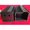 China Black Anodizing Extruded Aluminum Enclosures Heatsink Electric Metal Boxes wholesale