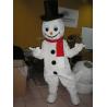 China Handmade Adult White Snowman Mascot Costume wholesale