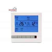 China LCD Display Non Programmable Thermostat , FCU Room Central Air Conditioning Thermostat on sale