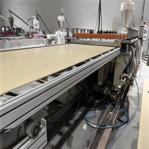 China Shenzhen HYPET 1220mm Width Plastic PVC Foam Board Extrusion Production Line PVC WPC Foam Board Panel Making Machine wholesale