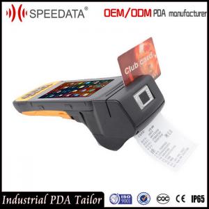 China 4G LTE Handheld Mobile Handheld Device with Biometrics Fingerprint Reader Printer supplier