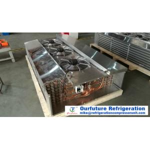 Twin Air Blowing On Opposite Direction Unit Cooler Evaporator For Supermarket