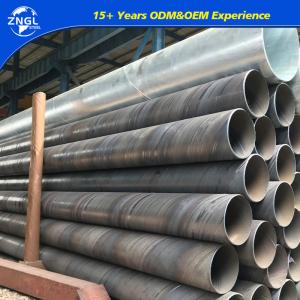Third Party Inspection SGS Galvanized ASTM A252 SSAW Carbon Welded Spiral Steel Tube