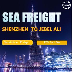 Frete de mar internacional de Shenzhen a Jabel Ali UAE