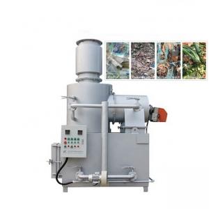China Silver Grey 500L/H Waste Shredder Incinerator for Safe and Sustainable Waste Management supplier