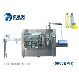 Carbonated Water Filling Machine , Automatic Liquid Filling Machine