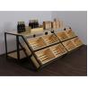 China Attractive Wooden Shop Display Shelving Fruit And Vegetable Display Stand wholesale