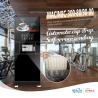 China Touch Screen Instant Coffee Vending Machine with 4 Mixers and 3.8L*8 Instant Powder Canisters and High Pressure Espresso Brewer wholesale