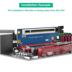 China 90 Degree PCI E Riser Card 3.0  Pcie Riser 1x To 16x Riser Card For 2U Server wholesale