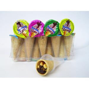 China Chocolate Jam With Biscuit Crispy Ice Cream Cone supplier