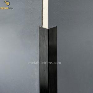 China Metal Corner Protector Trim Wall Corner Protector Strips Brushed Black supplier