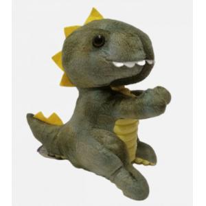 China Node Head Plush Speaking Dinosaur Green Color With 100% PP Cotton Inside supplier