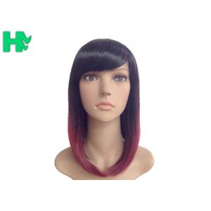 China Kanekalon Fiber Synthetic Hair Wigs Natural Looking , Bobos Hair Extensions supplier