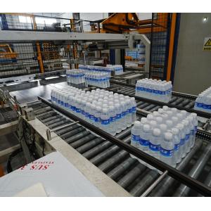 China Paletizador robótico de pórtico de doble carril para línea de producción de agua embotellada de 42,000 BPH wholesale