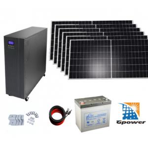 China No Pollution 10KW Off Grid Solar System Kits With Battery Storage supplier