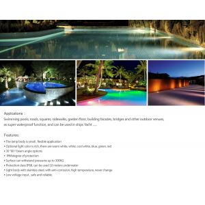 Low Voltage Led Landscape Light Recessed Inground Pool Lights IP68 Led Underwater Swimming Pool outdoor light fixtures