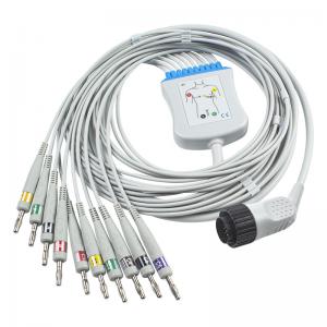 China Kenz EKG Cable PC-104 63050074 63050075 16pin IEC 4.0 Banana Connector supplier