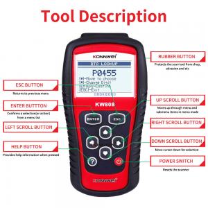 Vehicle tools escaner automotrizr KW808 Automotive MS509 OBD2 Diagnostic Tool