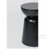 Modern Shape Marble Stone Coffee Table , Stone Side Table In Black Color For