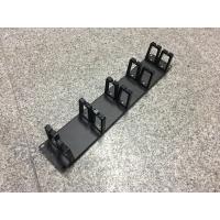 China 5 Piece Rings Horizontal Cable Manager , 2u Rackmount Cable Management on sale
