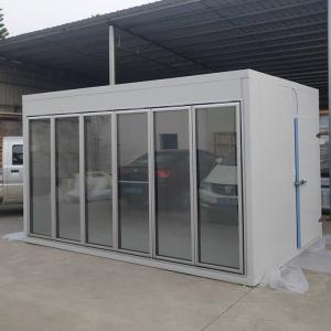 China 6 Glass Door Supermarket 220V Walk In Cooler Freezer supplier
