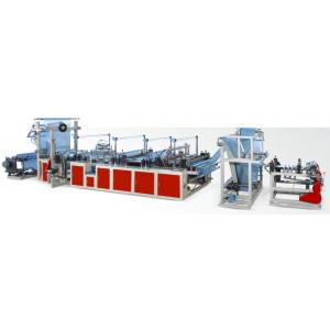 Computerized RDL Continuous Rolled Garbage Bag Making Machine Auto Ribbon Through