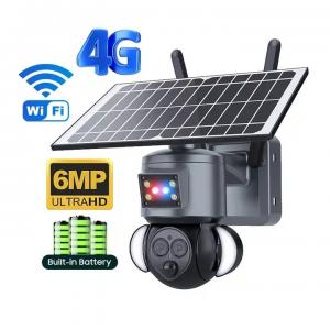 WiFi IP Network Solar Panel Security 12X Zoom Camera