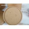 China Disposable Kraft Paper Soup Bowl 16oz With Lid wholesale