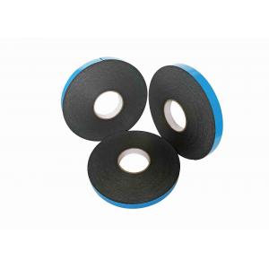 China 1mm Thick Black Double Sided PE Foam Tape With Blue Film For Car supplier