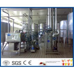 Fresh Milk / Pouch Milk / Dairy Milk Processing Plant , 1000 - 6000LPH Milk Powder Plant