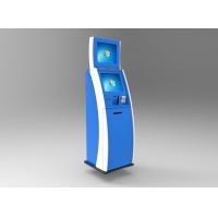 China Bill Paying Dual Screen Kiosk Equipped With Protective Glass , Audio Assistance on sale