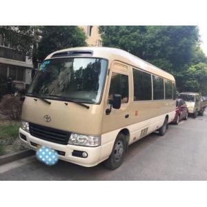 China 2012 Year 19 Seats Used Toyota Coaster 2TR Gas Engine Simple Style Appearance supplier
