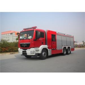 China 6×4 Drive 265KW Power 18 Ton Fire Equipment Truck With Steel Pedal Plate supplier