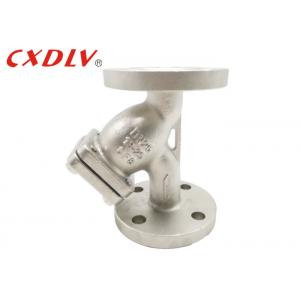 China Filter Impurities Flanged Y Strainer Valve For Oil Water Gas Energy Saving supplier