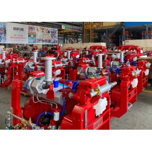 China 163KW 1500rpm Speed Diesel Engine For Fire Fighting Pump , NFPA20 Standard supplier