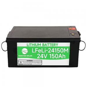 High Discharge 150ah 24V Lithium Solar Battery Packs For Solar Panels 25.6V