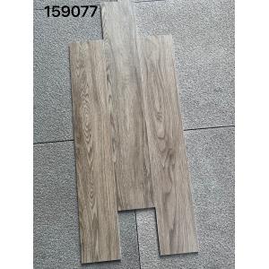 Authentic Wood Pattern Ceramic Tile 10mm Glossy Antibacterial Grain Surface