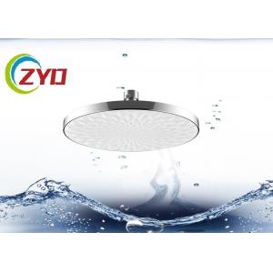 China Ultra Thin Brushed Stainless Steel Shower Head , Gloss Metal Hand Held Shower Head supplier